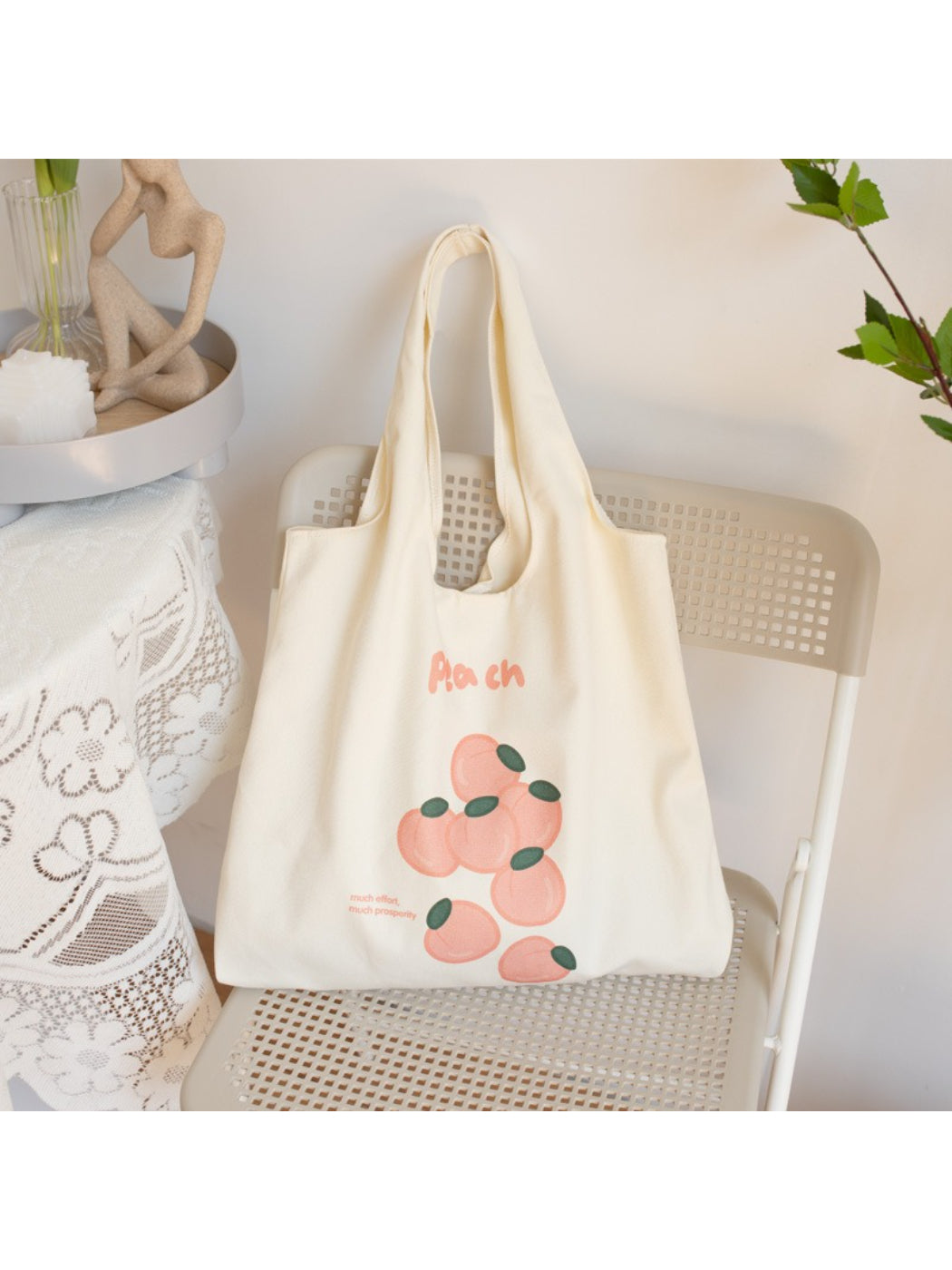 Cosbai - Fruit Series Soft Shoulder Tote
