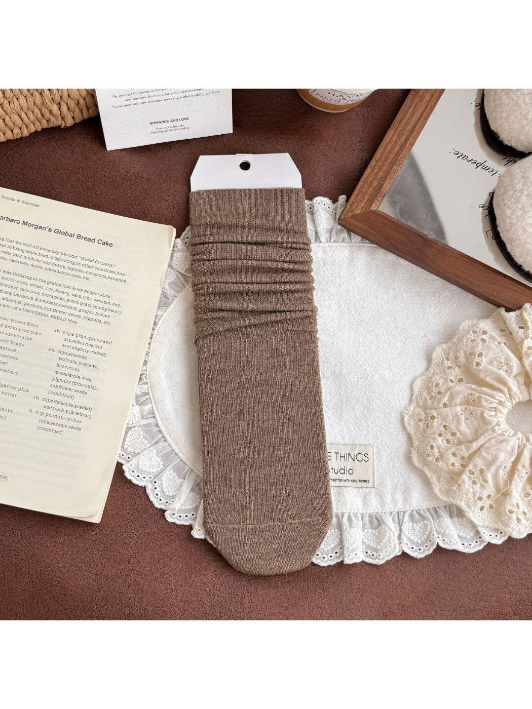 Rufia - Cozy Ribbed Crew Socks