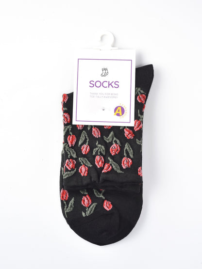 Rufia – Capsule Tulip Pattern Crew Socks