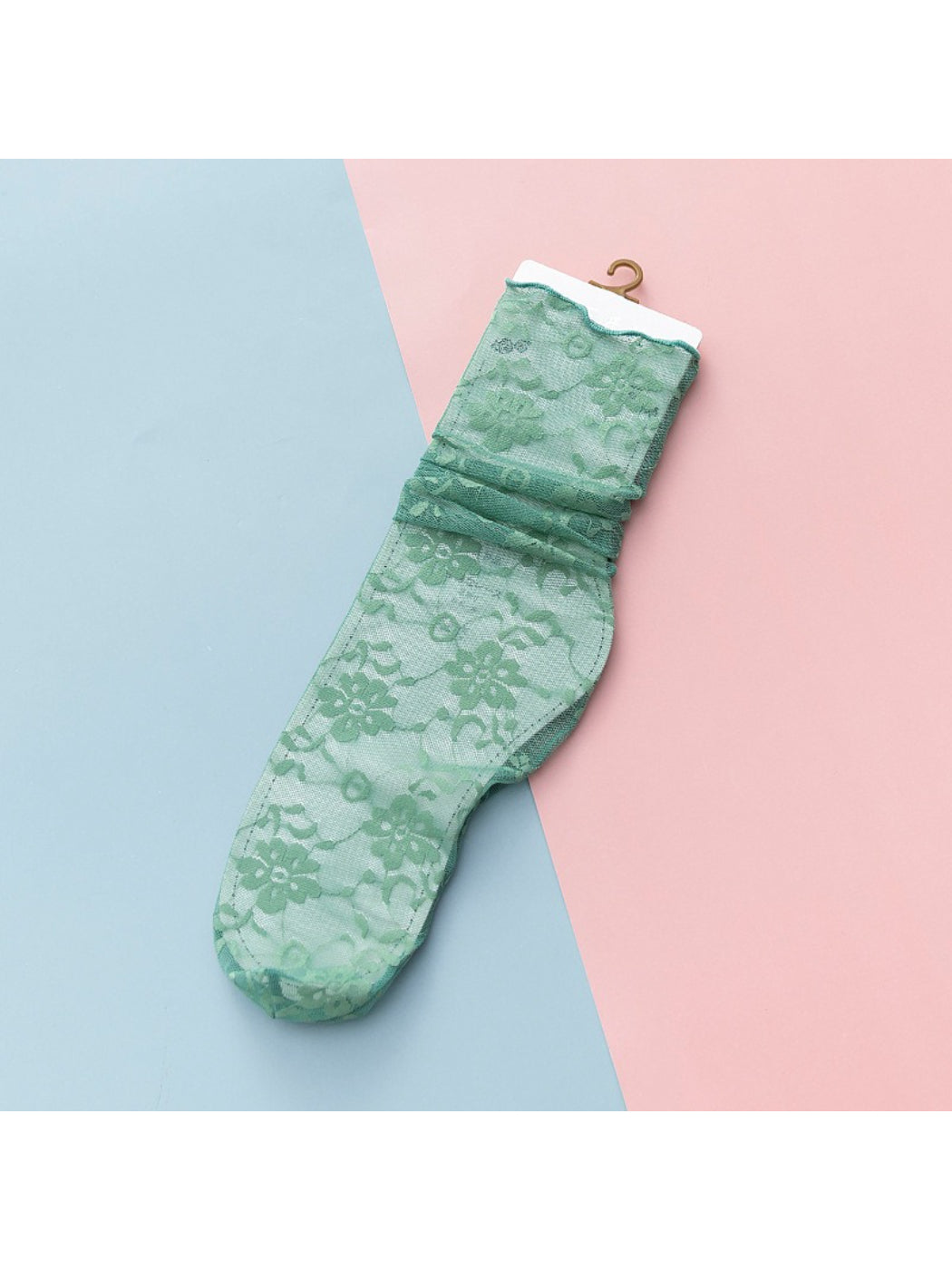 Rufia - Lightweight Lace Sheer Crew Socks product image 7