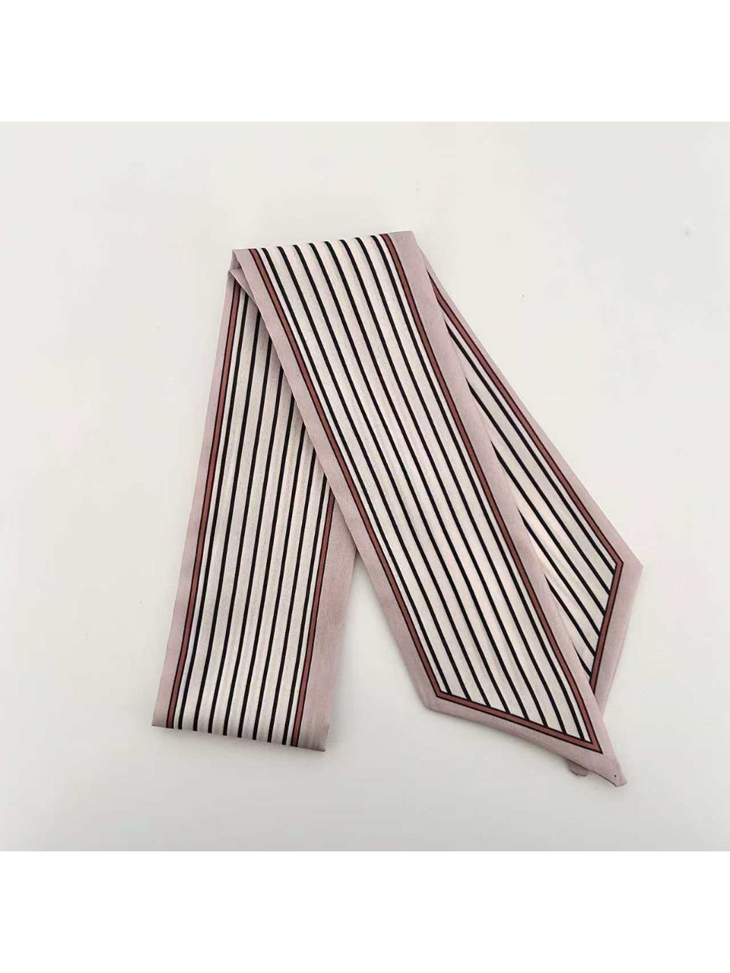 Scarvii Floral and Heart Print Skinny Scarf