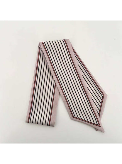 Scarvii Floral and Heart Print Skinny Scarf