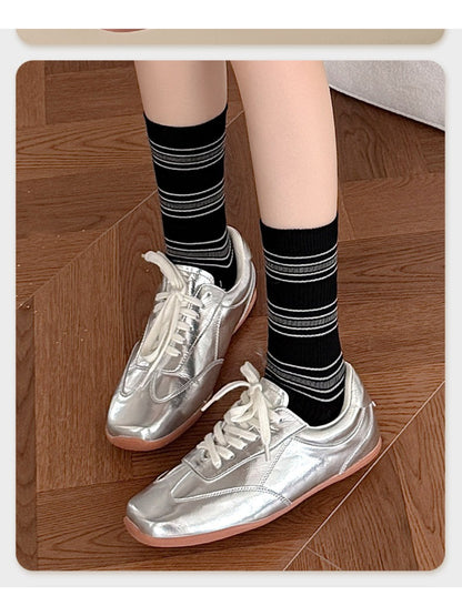 Rufia - Linear Pattern Crew Socks