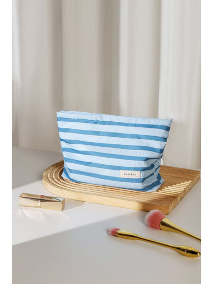 Cosbai - Classic Stripe Cosmetic Bag