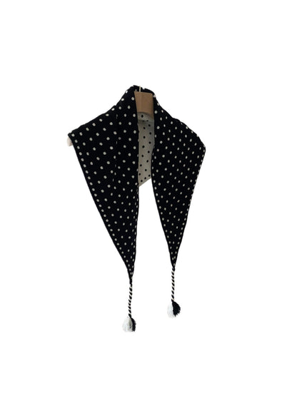 Scarvii - Polka Dot Tassel Triangle Scarf