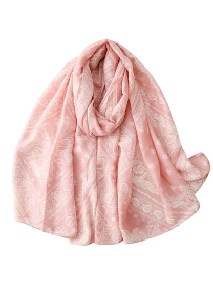 Scarvii - Paisley Patchwork Lightweight Wrap Scarf