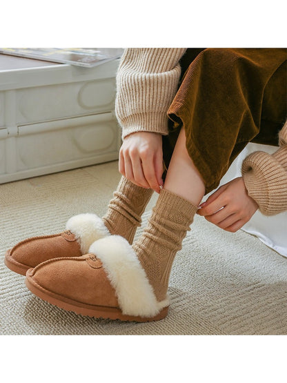 Rufia - Solid Color Mid-Calf Socks
