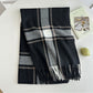 Scarvii - Cozy Plaid Tassel Scarf for Women