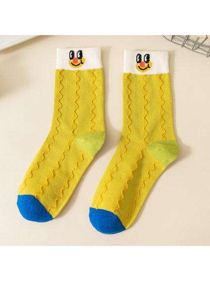 Rufia - Happy Doodle Crew Socks