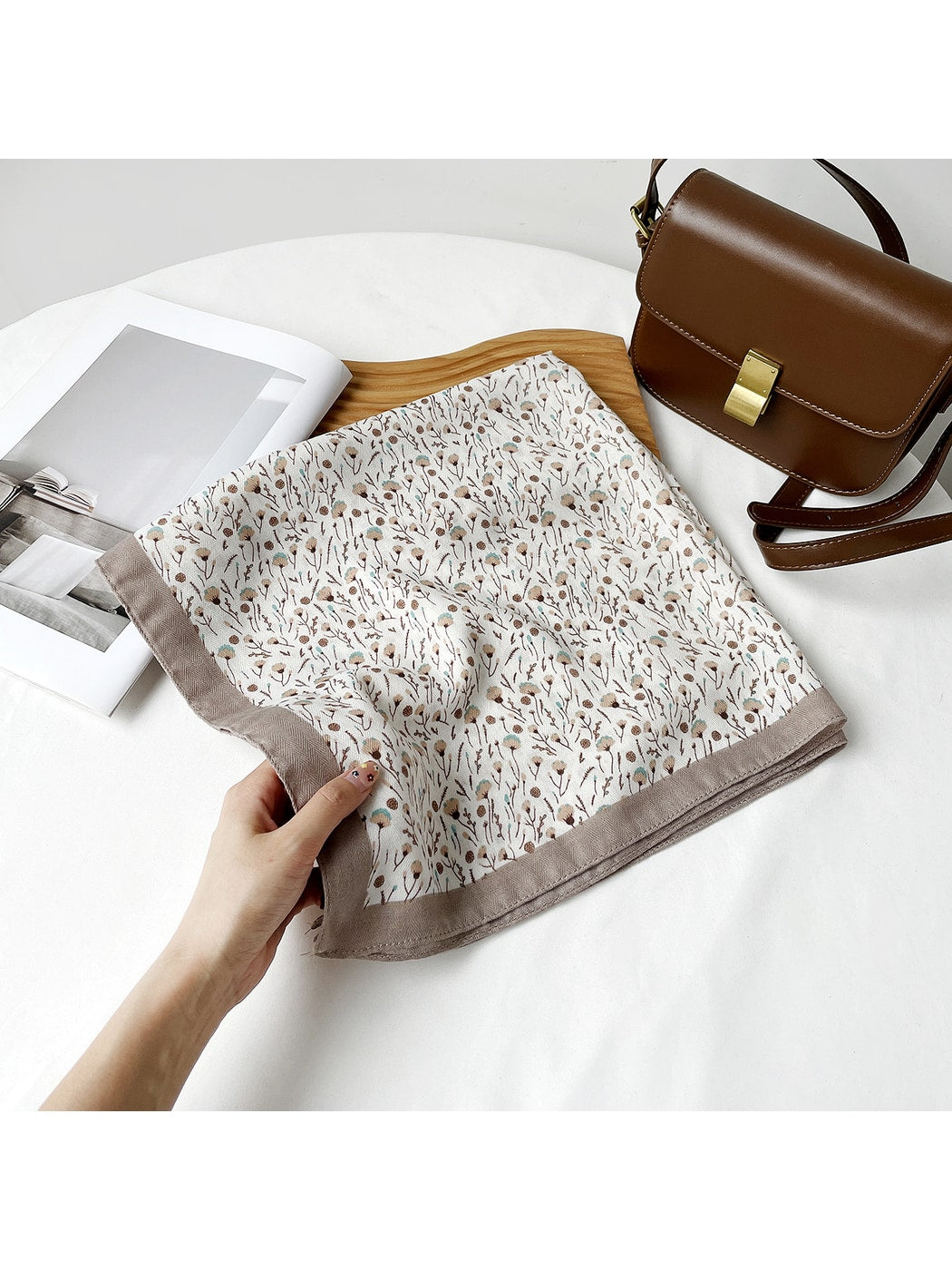 Scarvii - Branch Floral Square Scarf