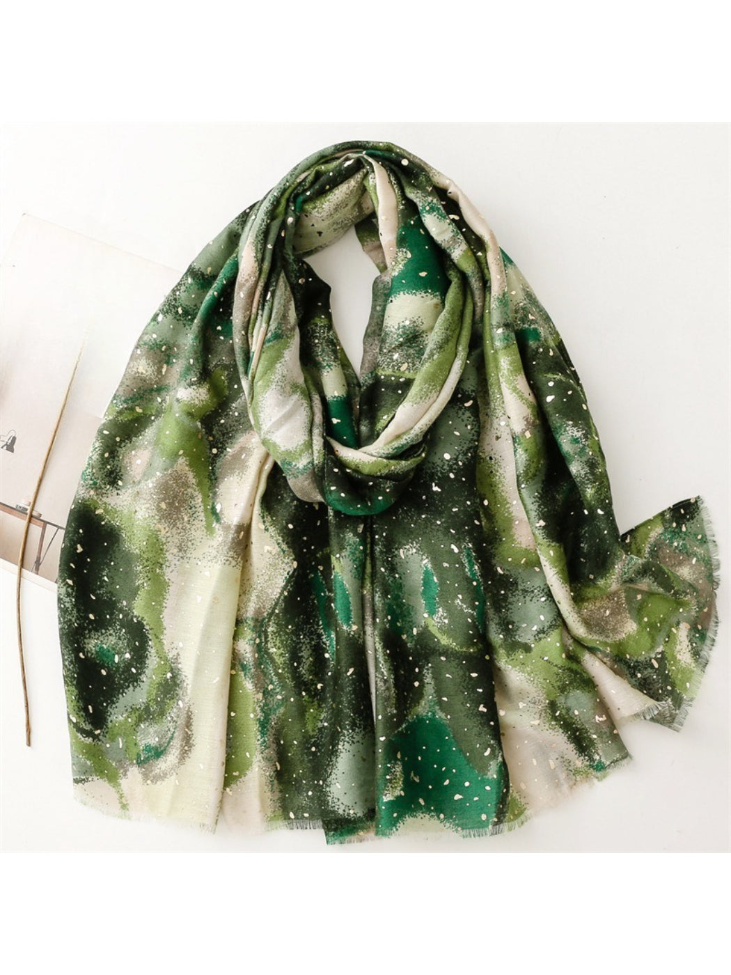 Scarvii - Modern Abstract Speckle Pattern Scarf