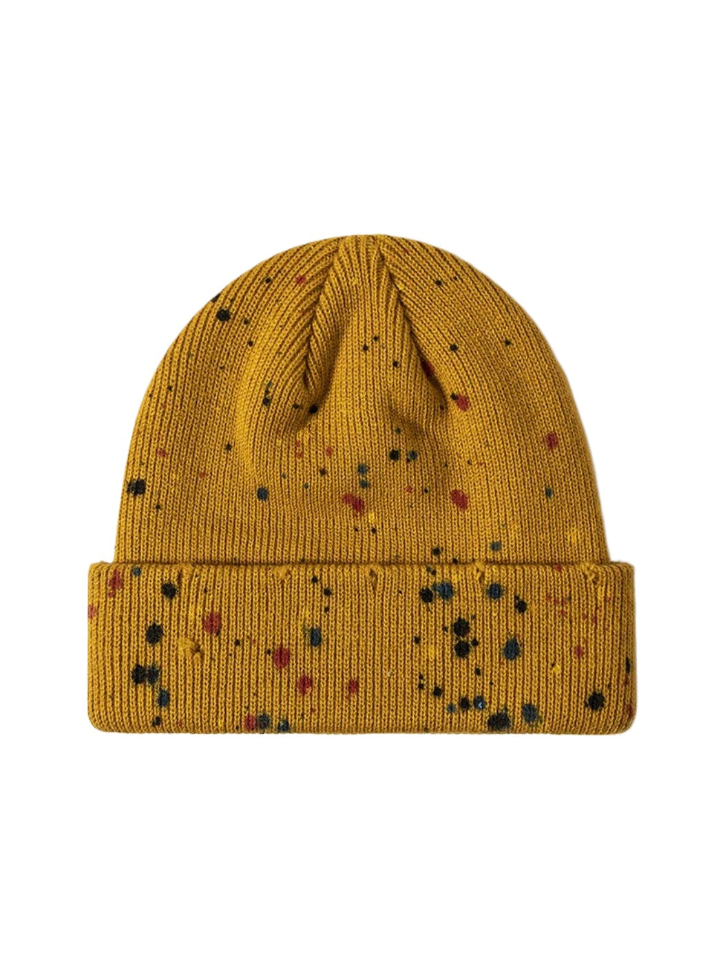 Haila - Paint Splatter Cuffed Knit Beanie