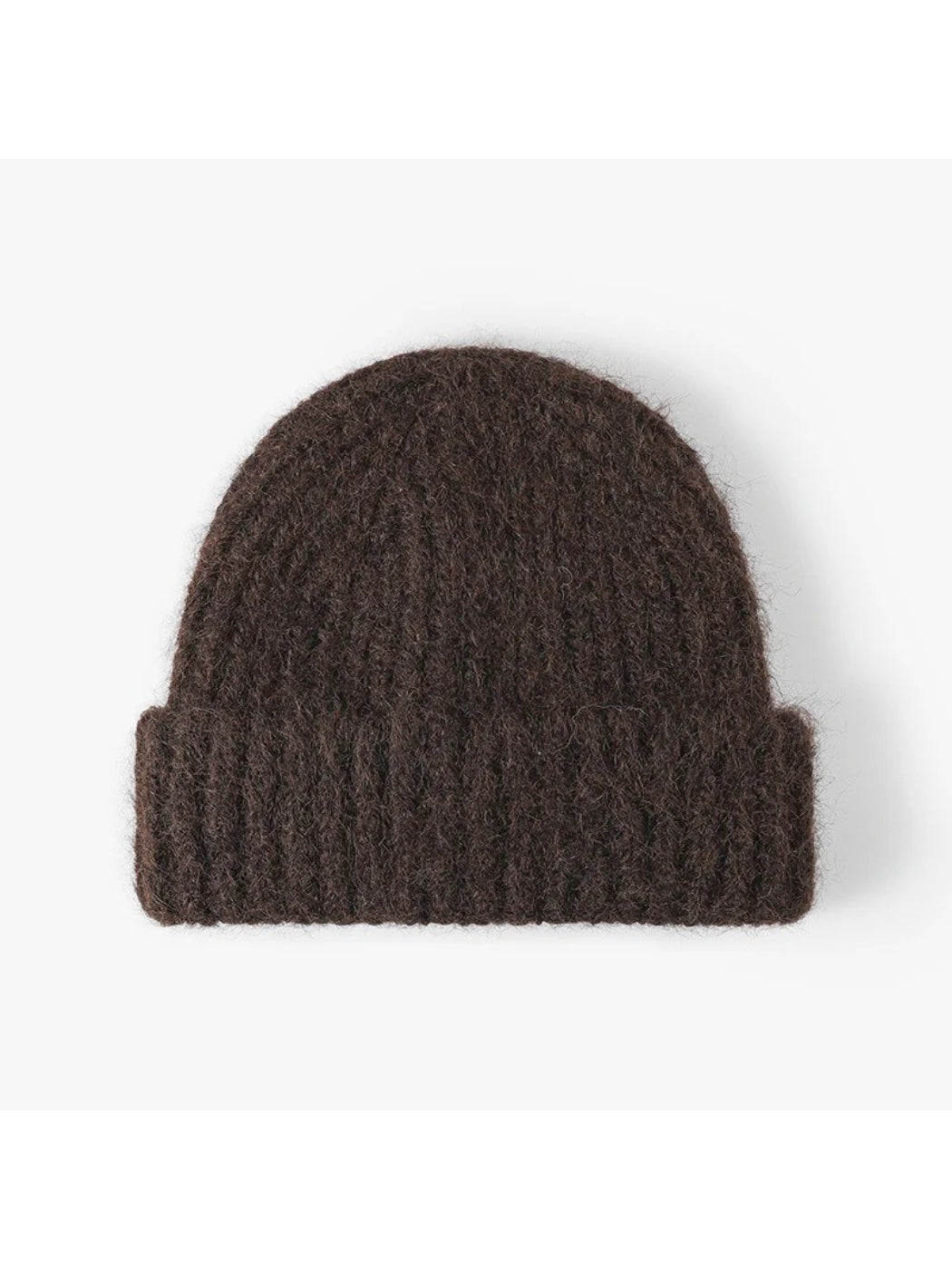 Haila - Heathered Ribbed Cuffed Knit Beanie