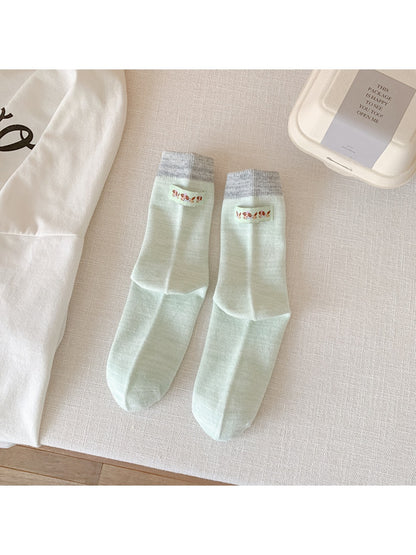 Rufia - Sweet Dog Label Mid-Calf Socks