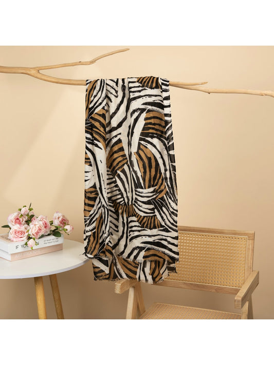 Scarvii - Abstract Zebra Print Fashion Scarf