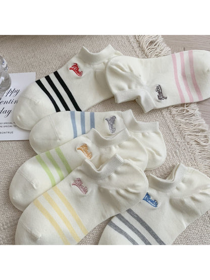 Rufia - Stripe Ankle No Show Socks product image 1