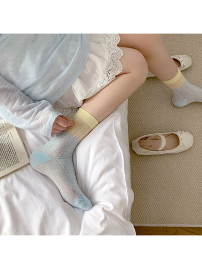 Rufia Two Tone Delicate Knit Crew Socks product image 3