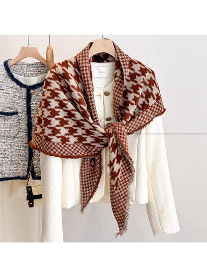 Scarvii - Houndstooth Wrap Scarf