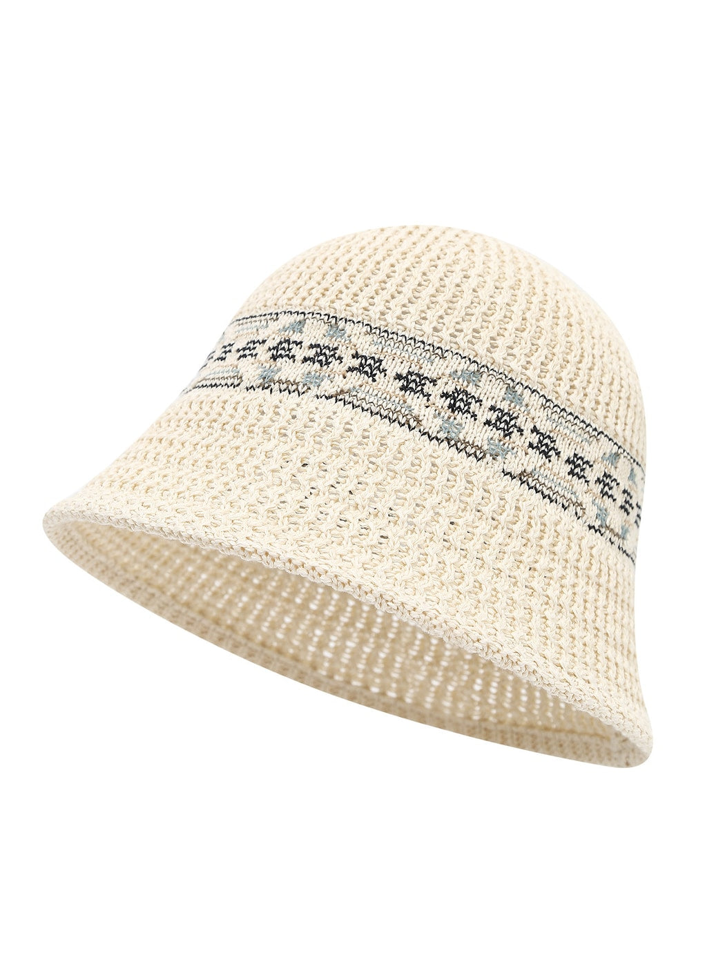 Haila - Fair Isle Round Crown Bucket Hat