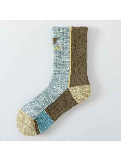 Rufia - Mixed Knit Crew Socks