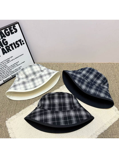 Haila Plaid Reversible Bucket Hat product image