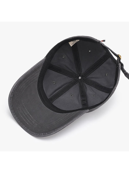 Haila - Curved Brim Round Crown Baseball Cap