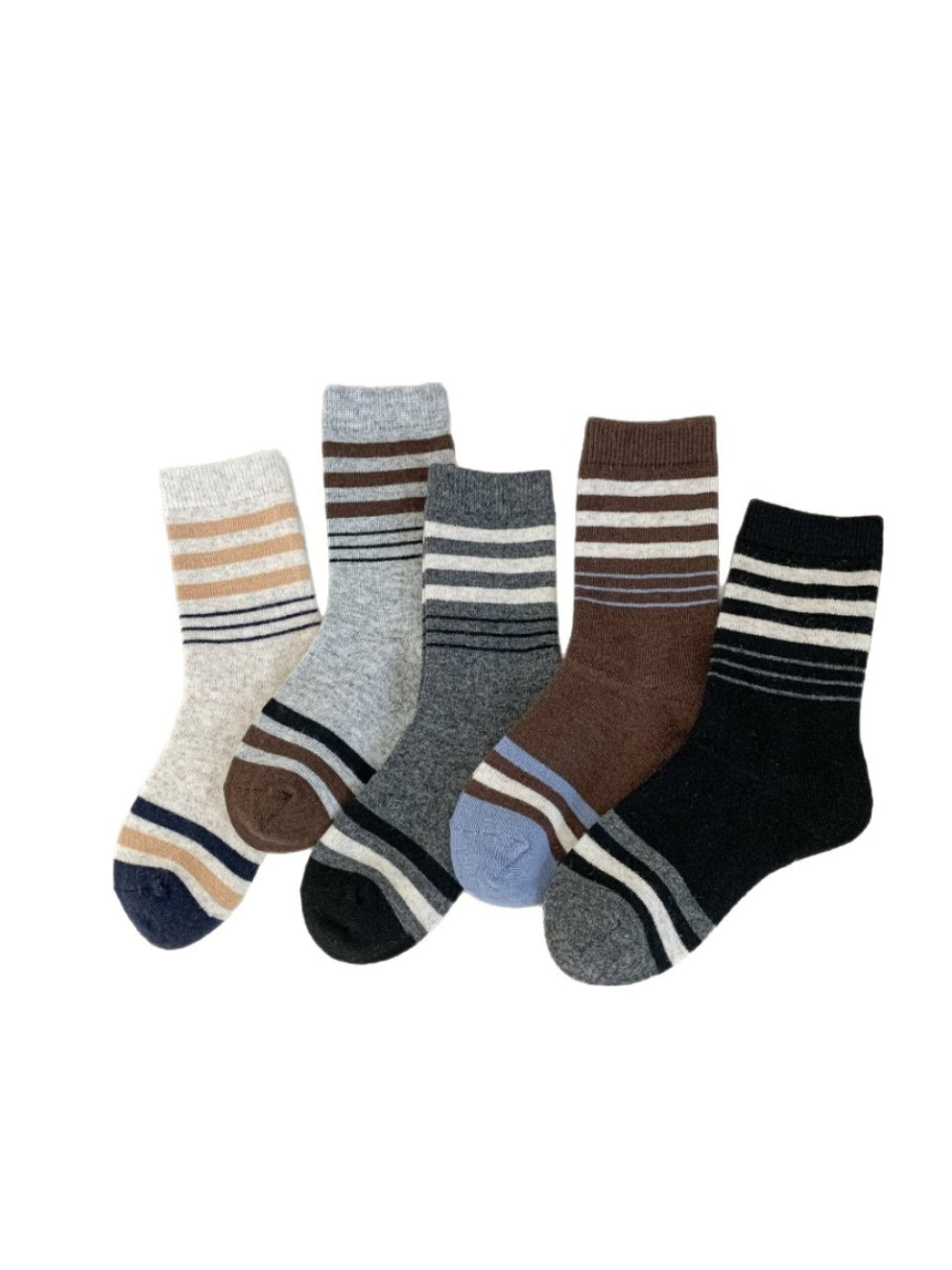 Rufia - Classic Striped Ribbed Crew Socks product image 1