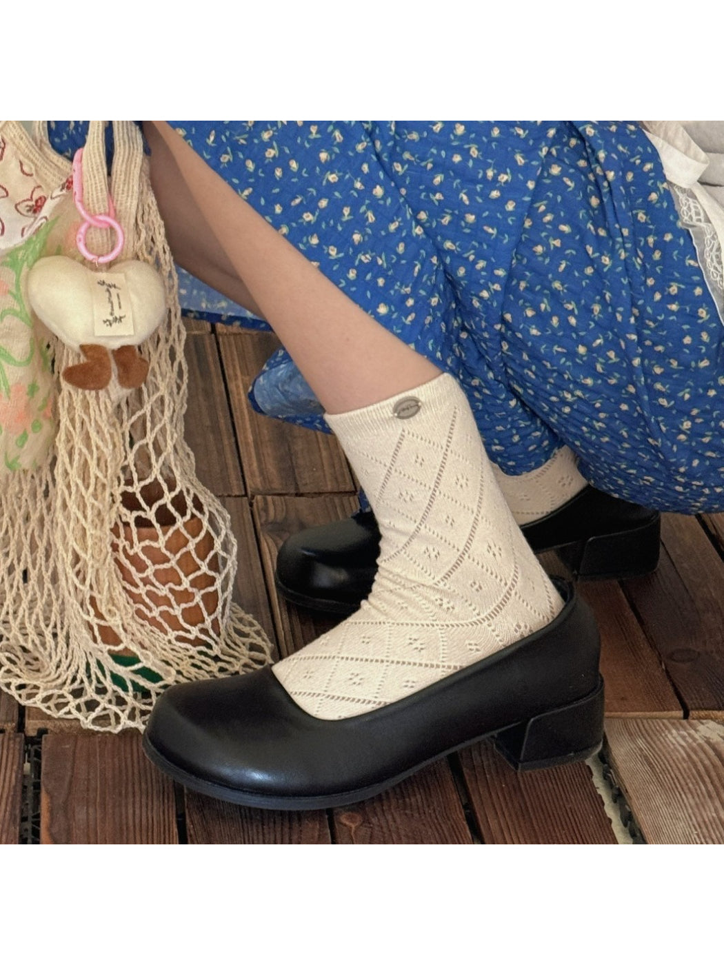 Rufia - Soft Ribbed Frill Crew Socks product image 2
