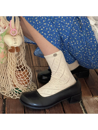 Rufia - Soft Ribbed Frill Crew Socks product image 2