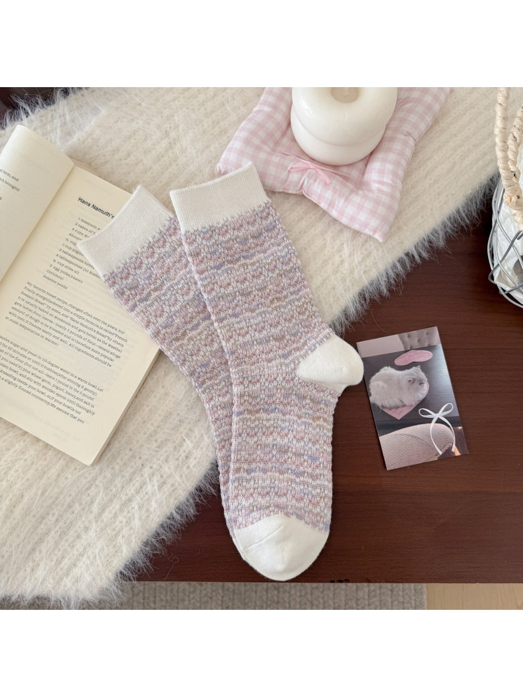 Rufia - Soft Tweed Knit Crew Socks product image 9