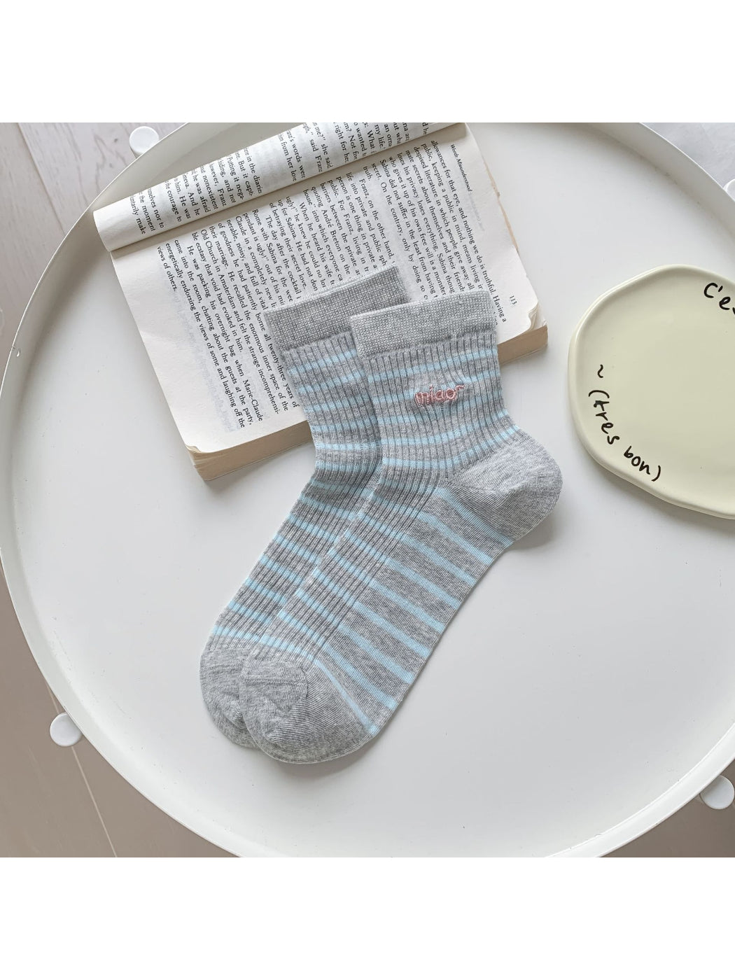 Rufia - Pastel Stripe Crew Socks product image 5