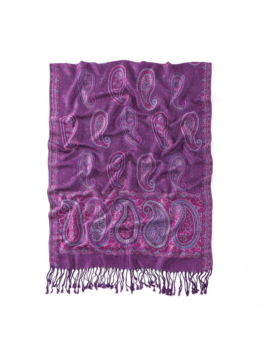 Scarvii - Bohemian Paisley Tassel Scarf