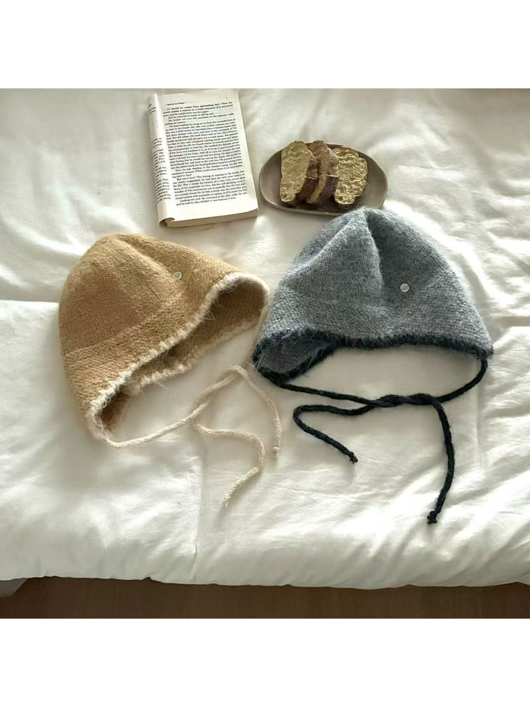 Haila - Fuzzy Patchwork Winter Beanie