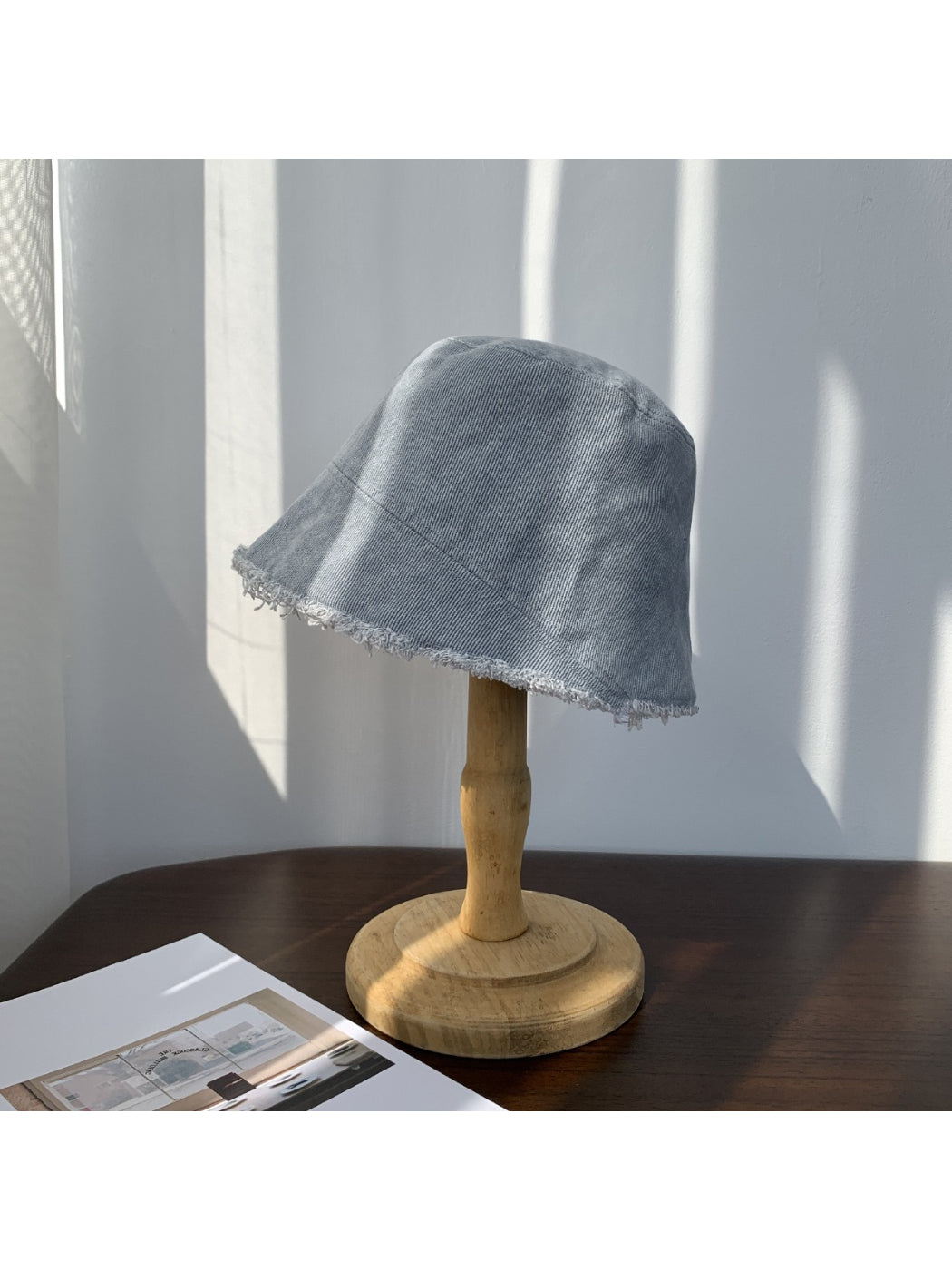 Haila - Raw Edge Washed Bucket Hat