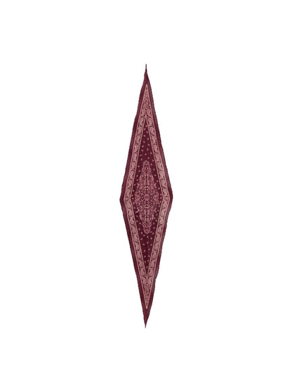 Scarvii - Retro Paisley Pattern Diamond-shaped Scarf