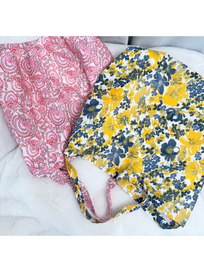 Cosbai - Soft Floral Shoulder Bag