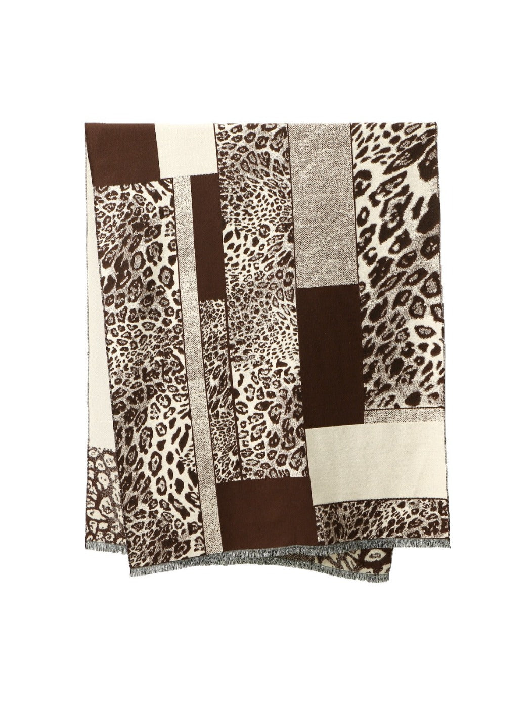 Scarvii - Leopard Print Thick Winter Scarf