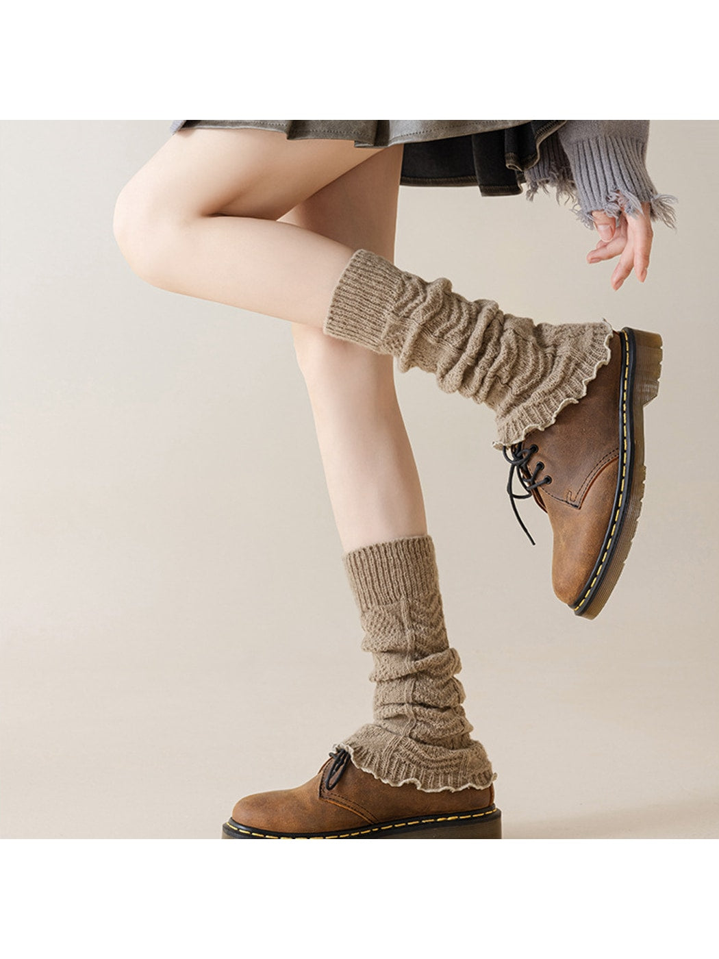 Cozyra - Cable Knit Layering Leg Warmers