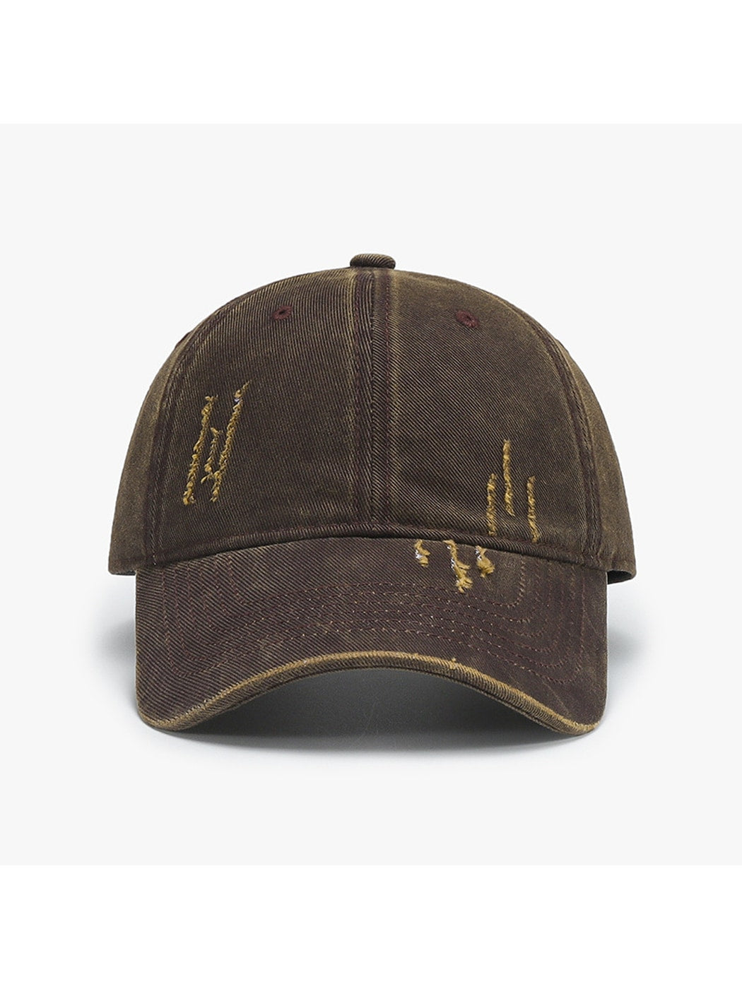 Haila - Soft Top Curved Brim Adjustable Baseball Cap