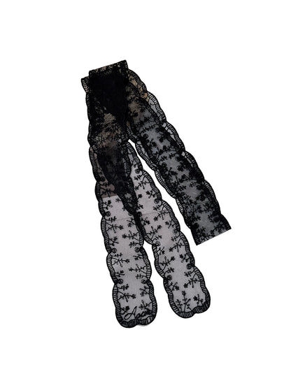 Scarvii - Lace Long Narrow Styling Scarf