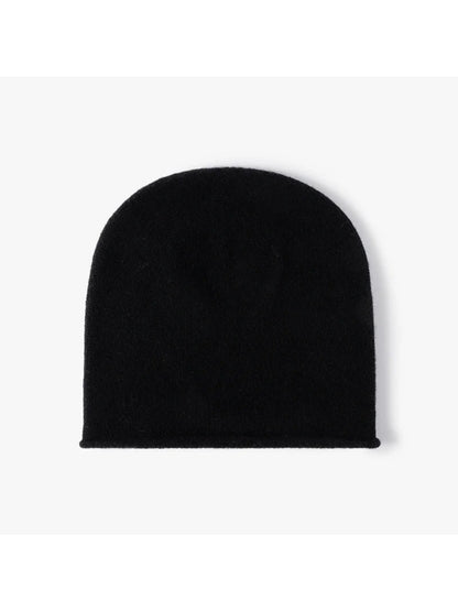 Haila - Relaxed Rolled-Edge Slouch Knit Beanie