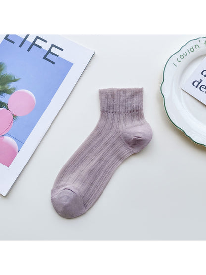 Rufia - Pastel Ribbed Ankle Socks product image 8