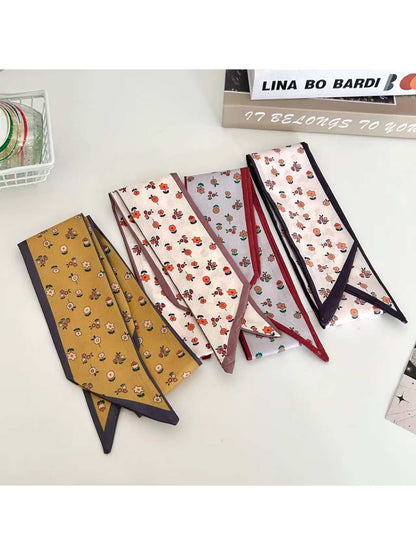 Scarvii Ditsy Floral Skinny Scarf