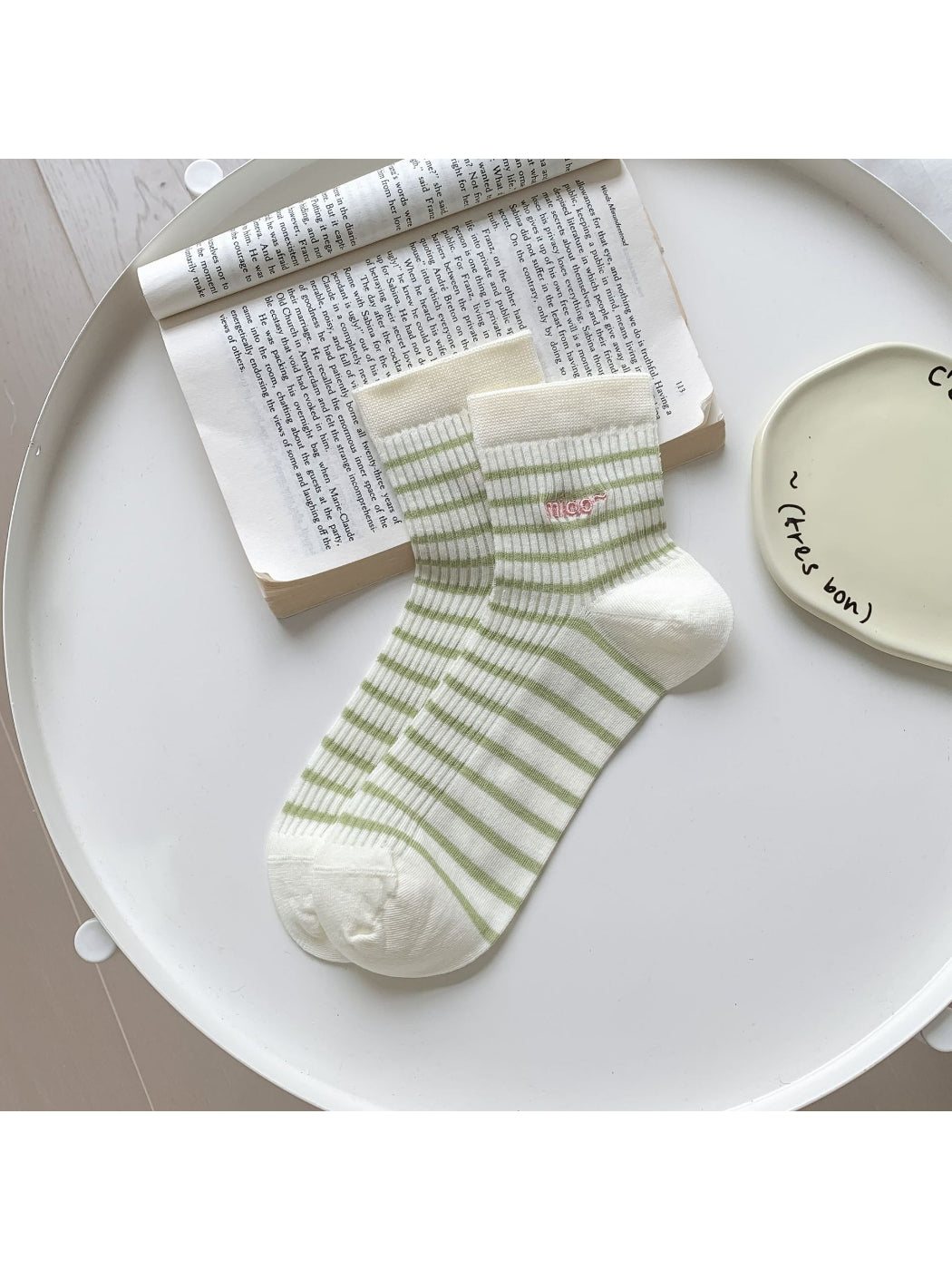 Rufia - Pastel Stripe Crew Socks product image 7