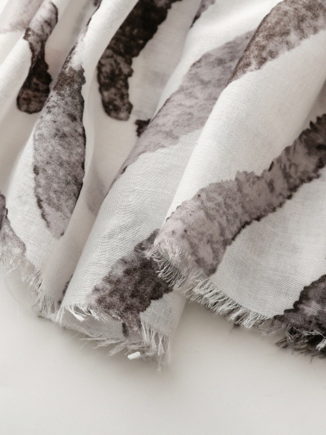 Scarvii - Soft Airy Oversized Zebra Stripe Lightweight Scarf