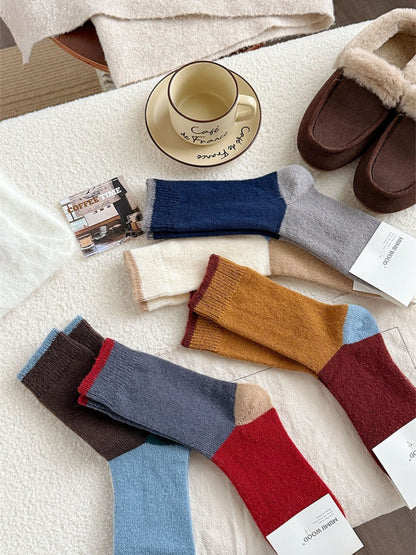 Rufia - Soft Colorblock Crew Socks