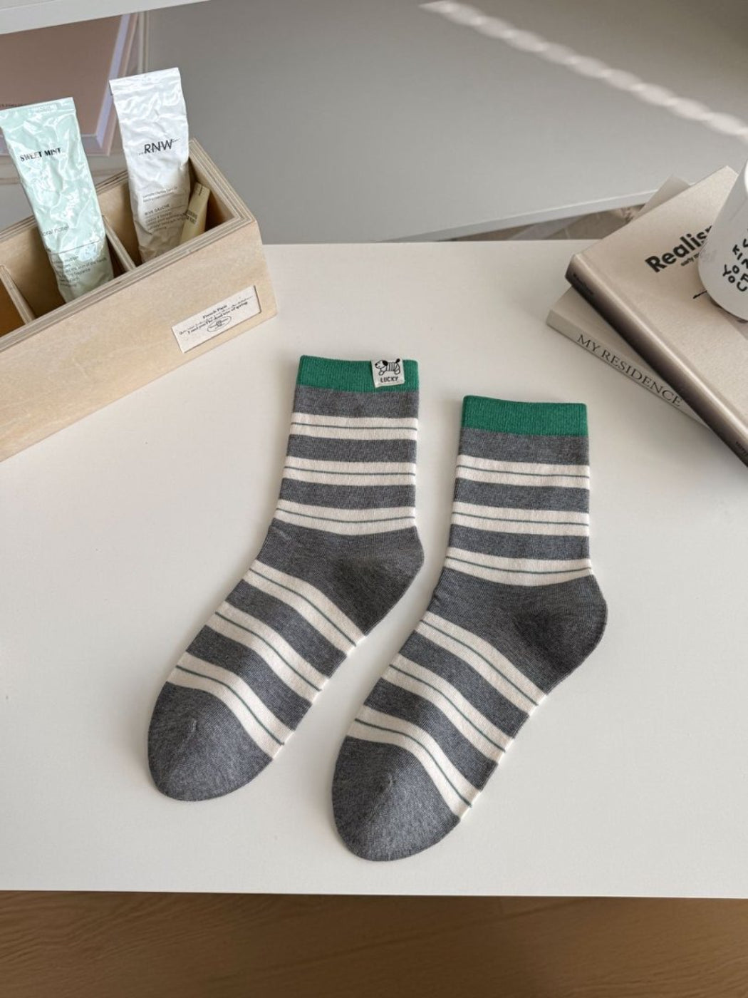 Rufia - Playful Stripe Crew Socks product image 5
