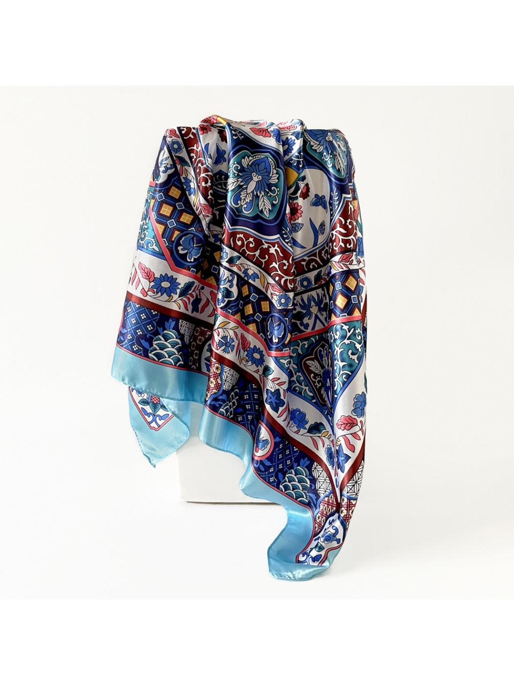 Scarvii - Colorful Mosaic Panel Square Scarf