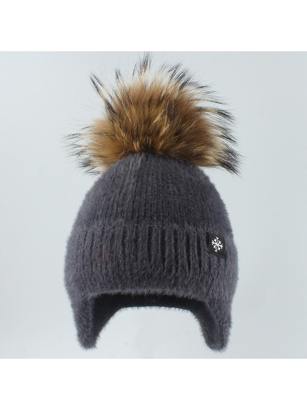 Haila - Simple Brimless Ear Coverage Knit Beanie