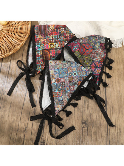 Scarvii Colorful Bohemian Tassel Headband